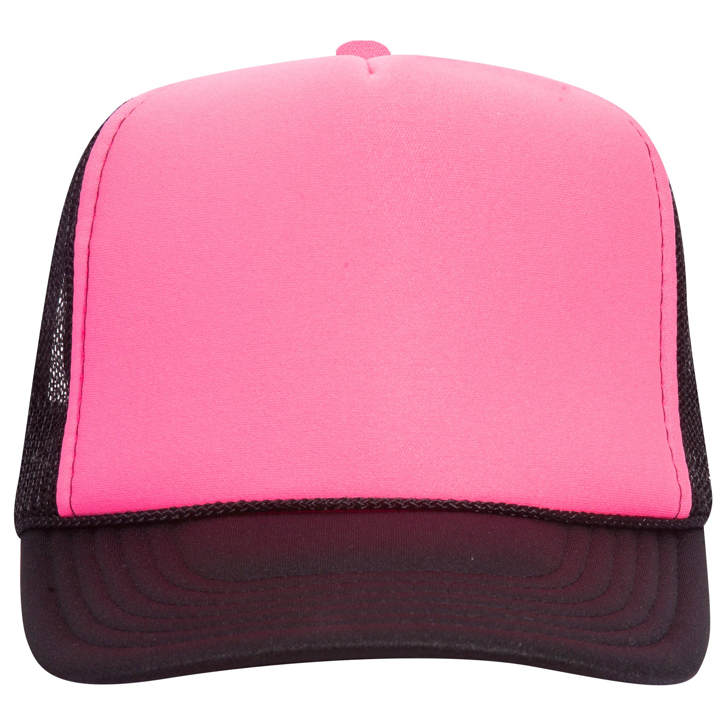 Otto 55-133 5-Panel High Crown Foam Trucker Hats - Neon Colors