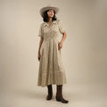 La Dahlia Dress - Desert Rose - Cream