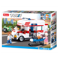 Town Ambulance Building Brick Kit (328 pcs)