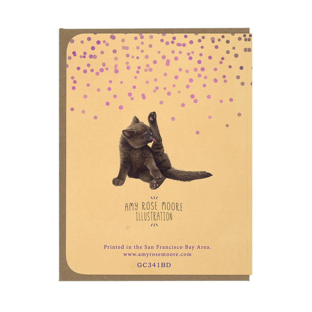 BIRTHDAY - Black Cats - Greeting Card 