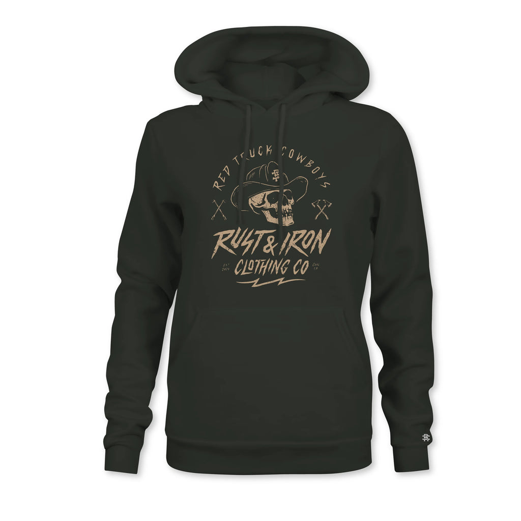W's Red Truck Cowboys Hoodie Rust & Iron Clothing