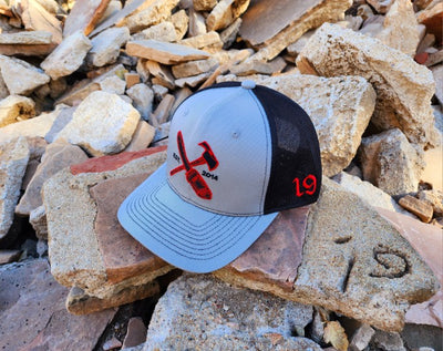 Ashed Out Saw and Pulaski Snapback Hat