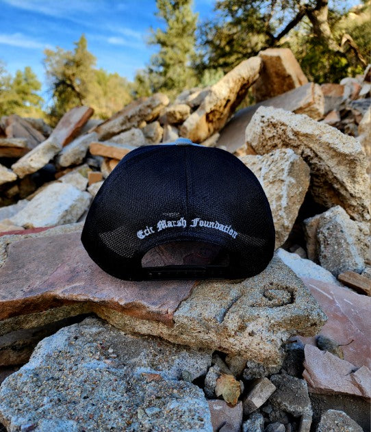 Ashed Out Saw and Pulaski Snapback Hat